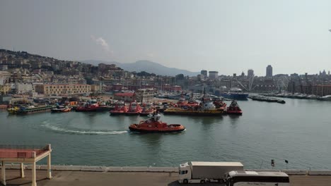 la spezia 的港口, 意大利的 cinque terre