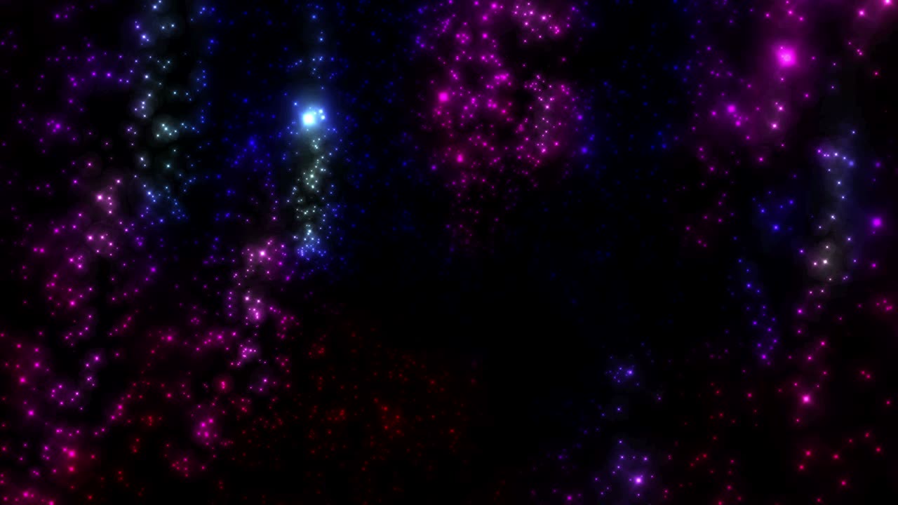 coloridas estrellas brillantes bucle de fondo