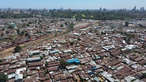 poor housing settlement of kibera kenya nairobi