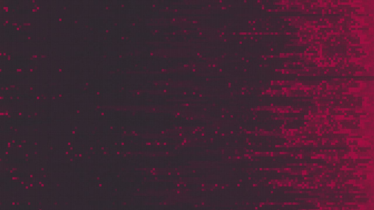 diseño único abstracto animación digital ruido de píxeles error de fallo daño de video