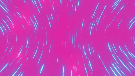 animation of spinning pink and blue neon tunnel background