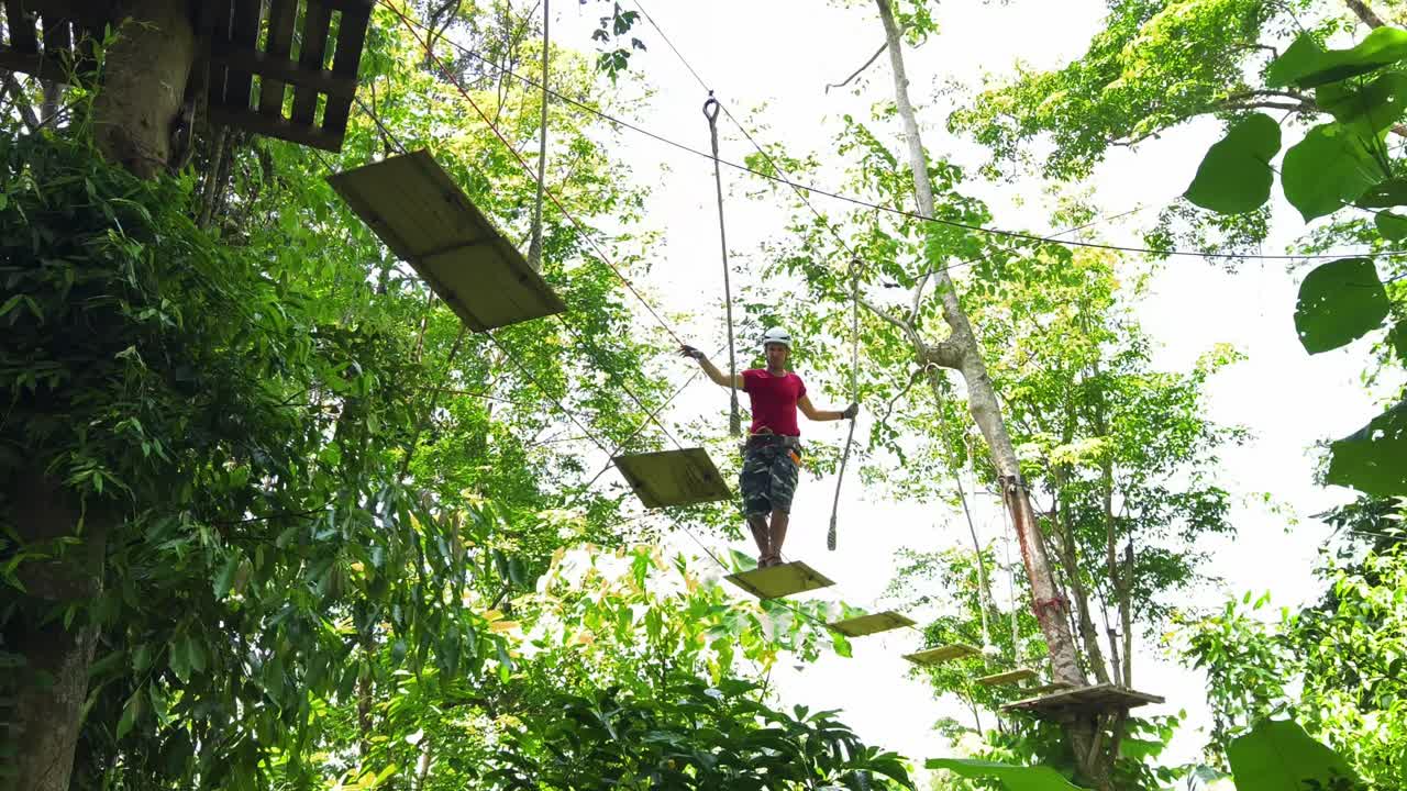 Treetop Adventure Zipline Course