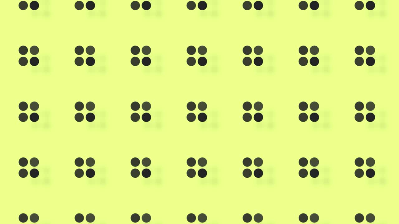 patrón de formas geométricas negras en estilo retro, memphis 80s 90s. fondo abstracto vintage animado. diseño de arte pop sin costuras. movimiento de video 4k