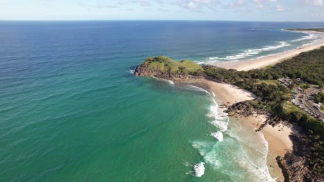 Cabarita Beach, Norries Headland And Maggies Beach In NSW, Australia - Drone Shot