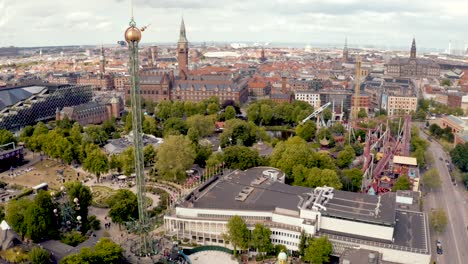 aerial copenhagen view