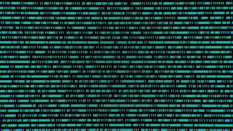 binary code horizontal loop with alpha channel