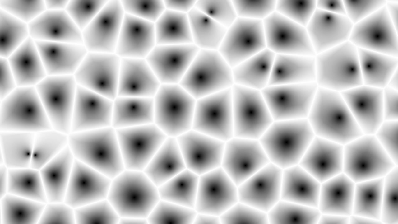 Matrice cellulare microscopica ad alto contrasto che pulsa dolcemente in un loop di sfondo animato senza soluzione di continuità