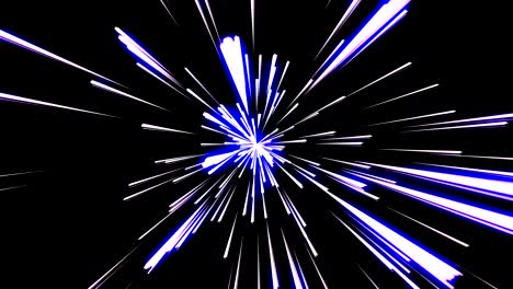 flying luminous lines. jump into hyperspace. looped background