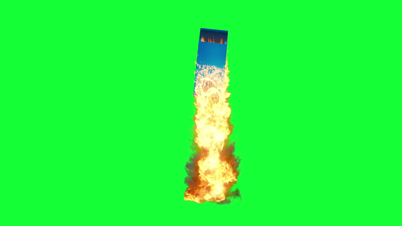 Fire animation visual effect