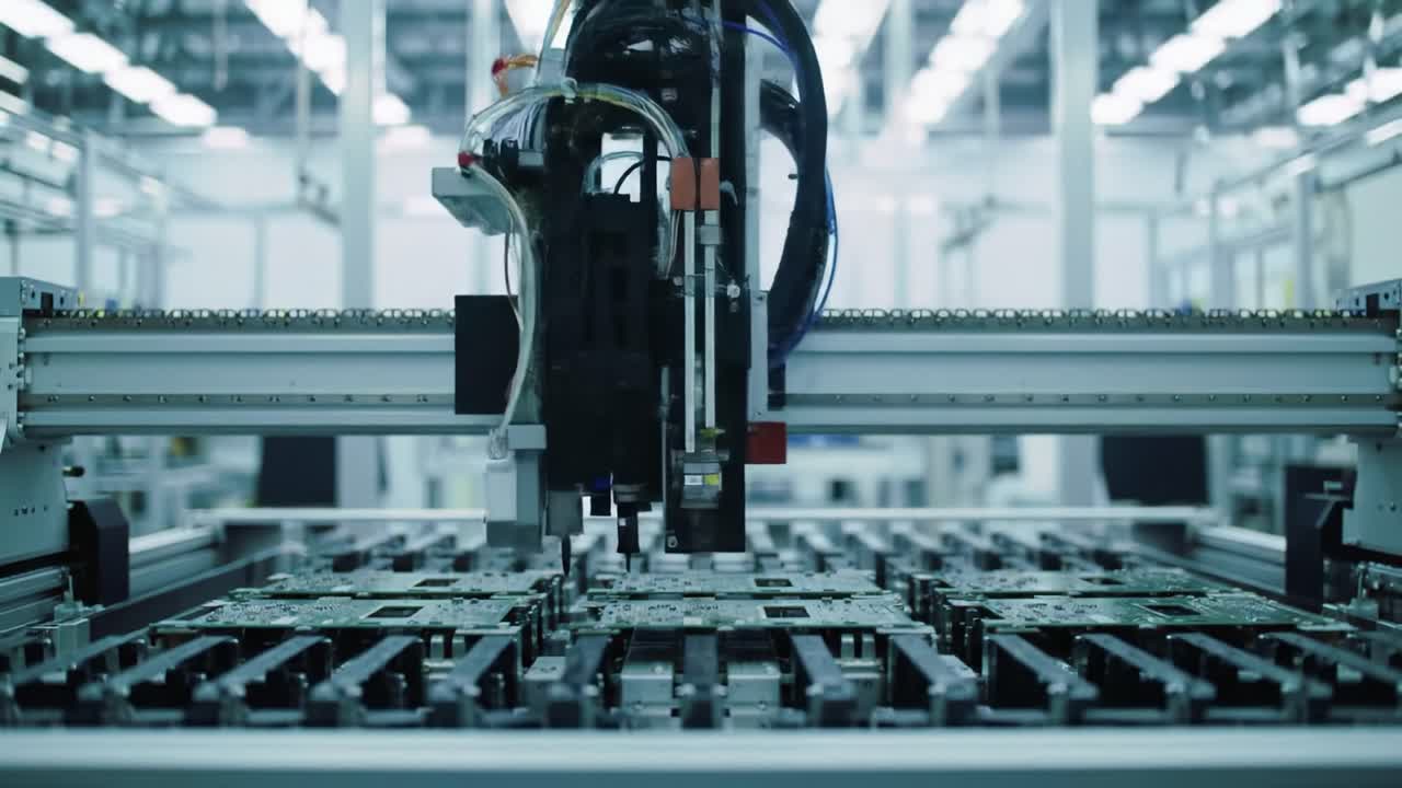Automated Circuit Board Assembly Line