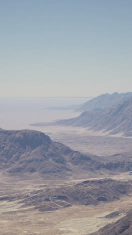 stunning mountain range in a dry desert landscape