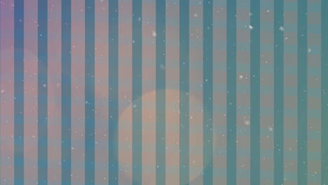 animación de puntos, círculos y rayas cambiantes en azul y amarillo