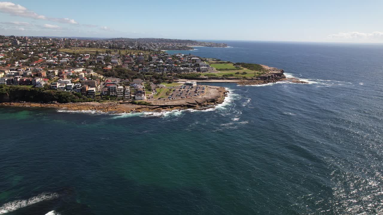 paisaje urbano costero vista aérea