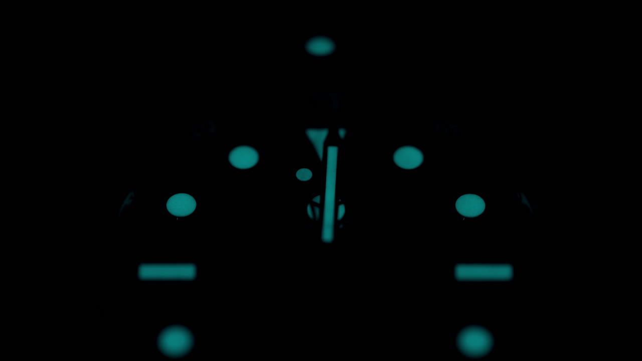 Close up of a rotating watch