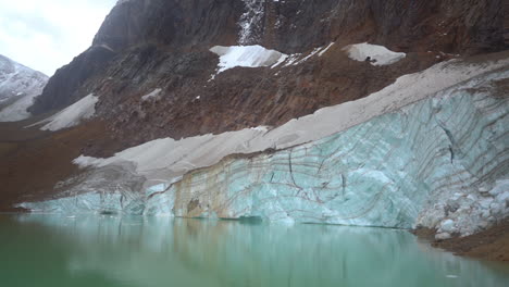 安吉爾冰川和冰川湖, mount edith cavell, 傑斯珀國家公園, 加拿大, 全景