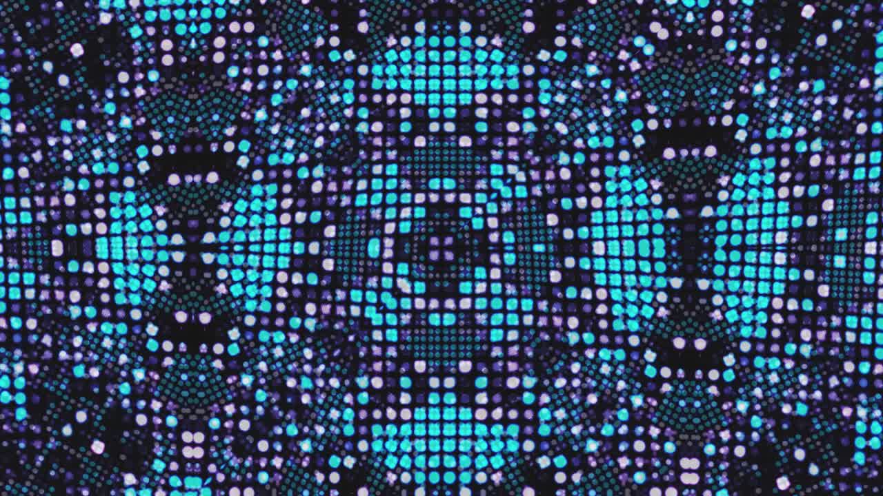 Moving kaleidoscope. 4K motion graphics