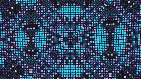kaleidoscopio en movimiento. gráficos en movimiento de 4k