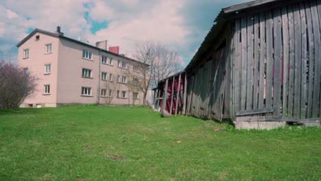 deep in the countryside in the middle of the day