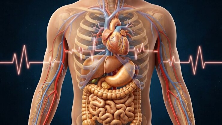 Detailed digital torso anatomy scan