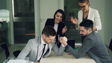 team building and collaboration in the office