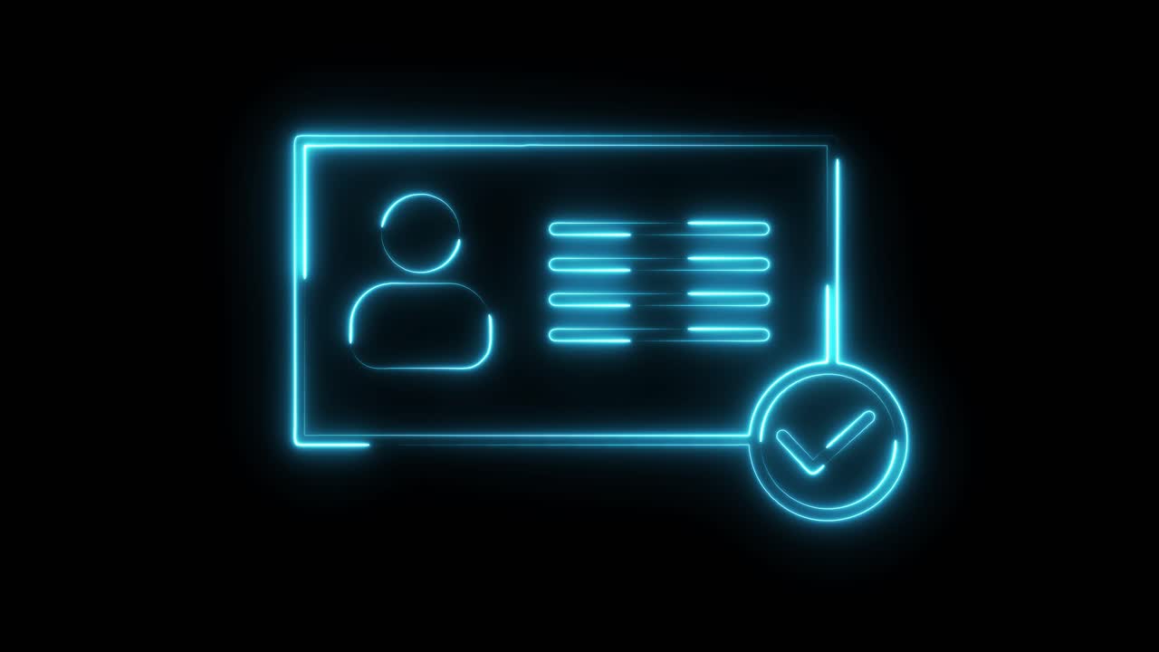 Neon ID Card Verification