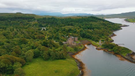 Vista-Aérea-Del-Castillo-De-Dunvegan