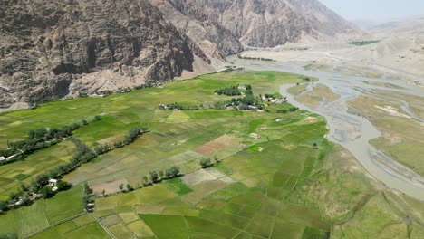 provincia de baghlan desde arriba