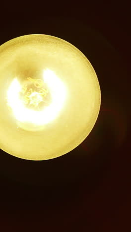 close-up of a light bulb