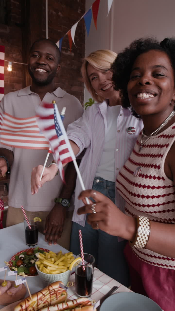 Patriotic Party with Friends