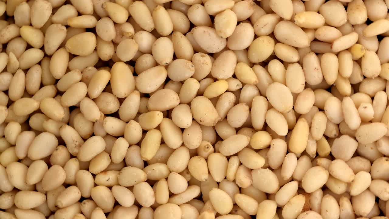 Video splash di generi alimentari, sfondo rotante