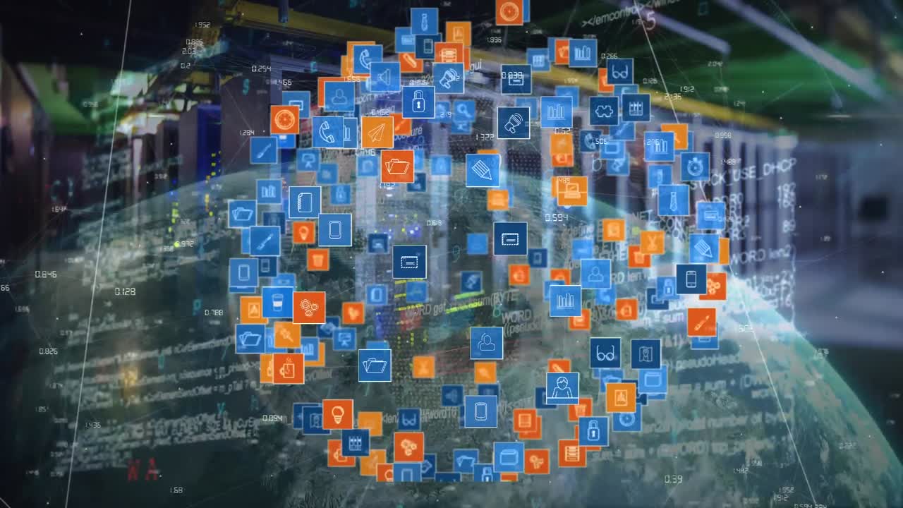 iconos de aplicaciones digitales