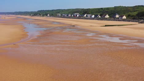 Gute-Antenne-über-Omaha-Beach-Normandie-Frankreich-Standort-Des-Zweiten-Weltkriegs-D-day-Alliierte-Invasion-6