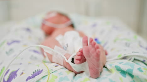 bebé recién nacido en el hospital