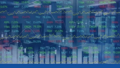 Animation-Der-Finanzdatenverarbeitung-Und-Statistikaufzeichnung