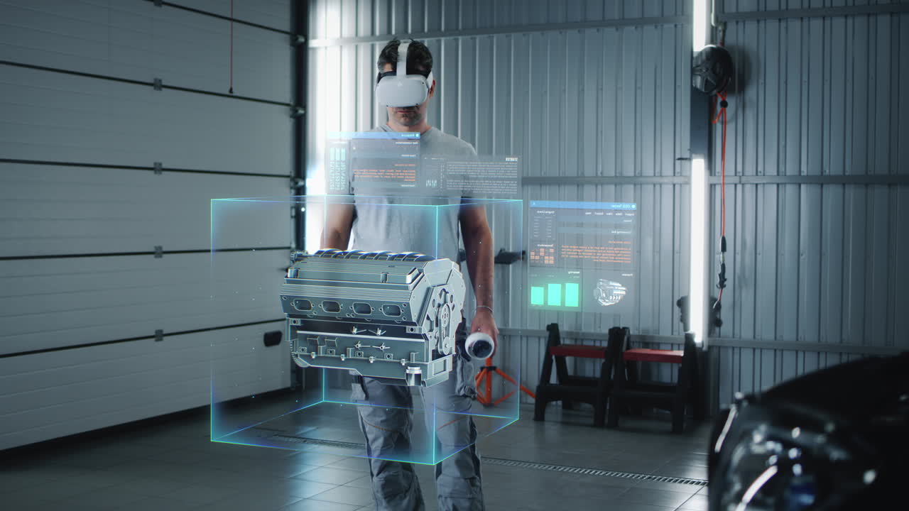 tecnología vrar en la reparación de automóviles