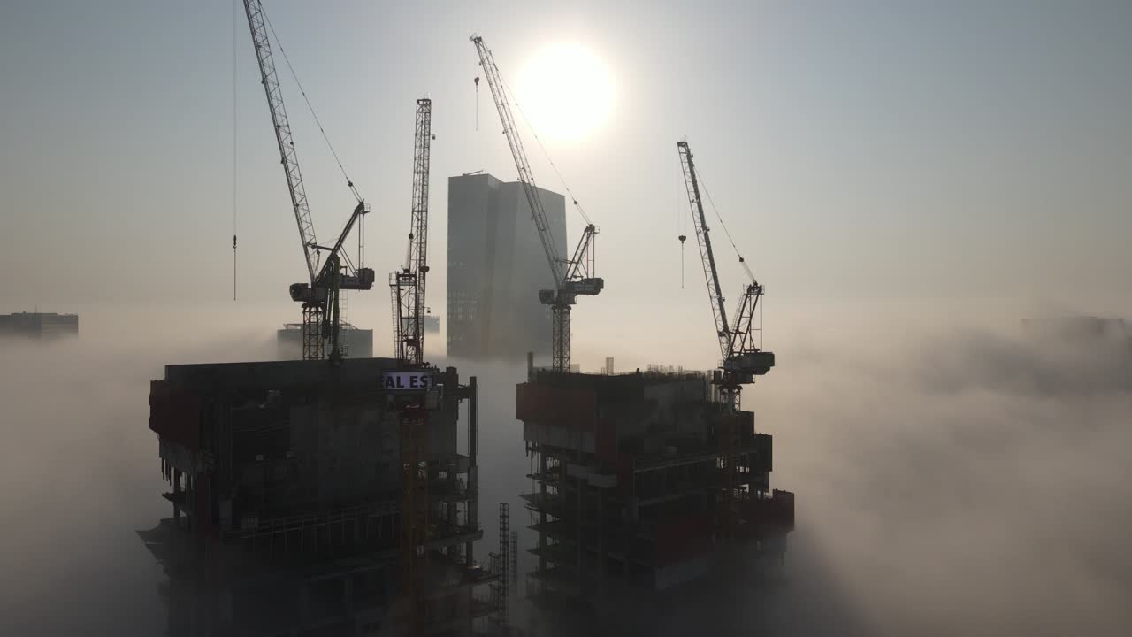 Construction of a Skyscraper Above the Clouds