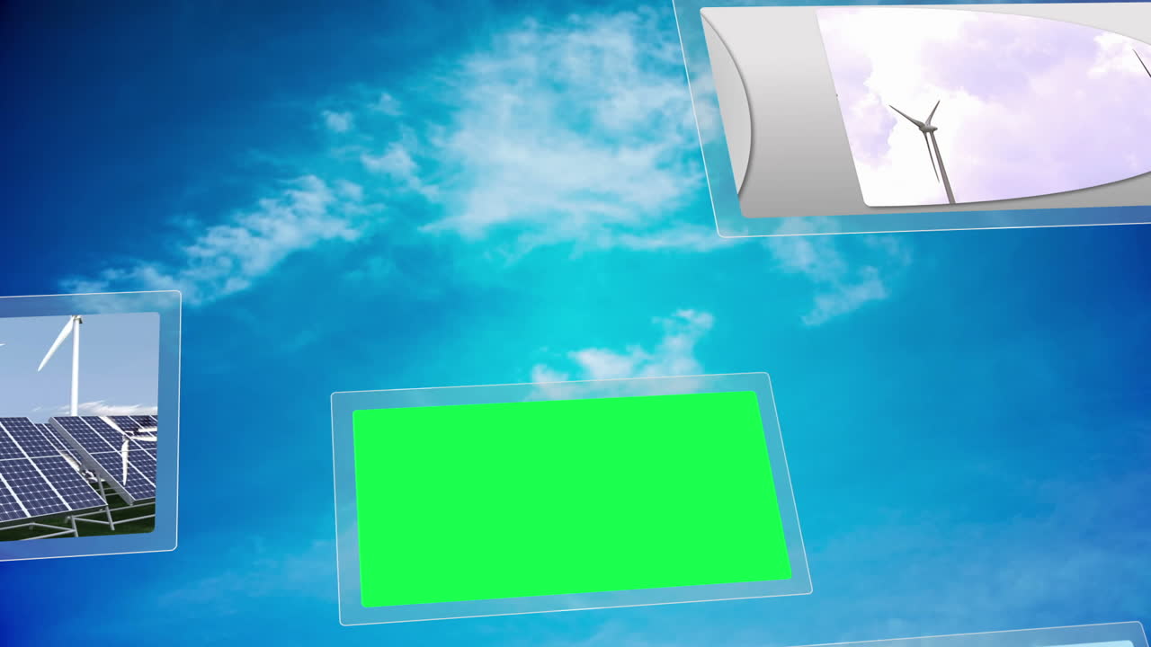 환경 및 풍력 에너지 조립 및 복사 공간