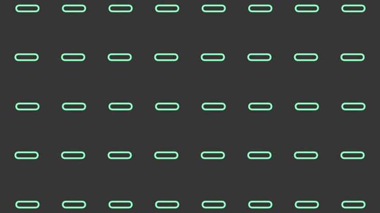 Green geometric shapes pattern