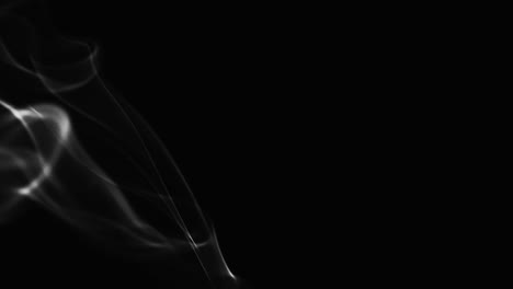 Abstract-black-and-white-smoke-with-a-black-background-in-slow-motion