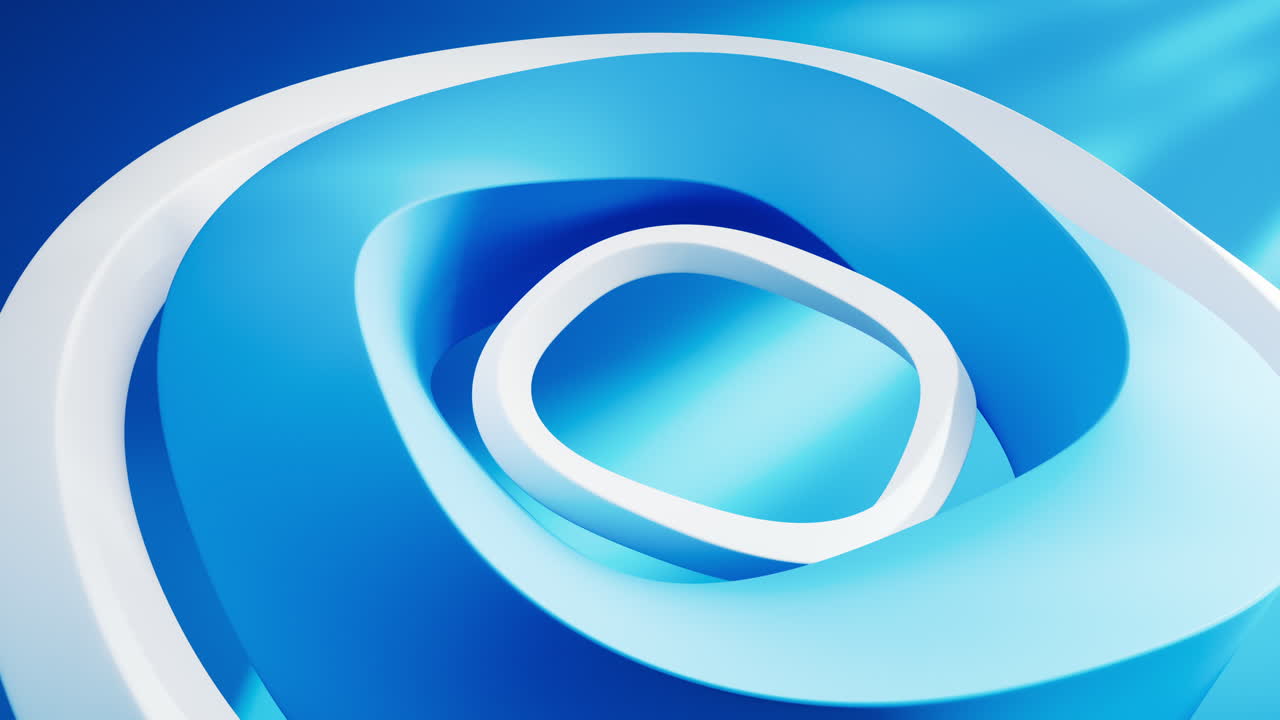 추상적인 곡선 기하학 배경, 3d 렌더링