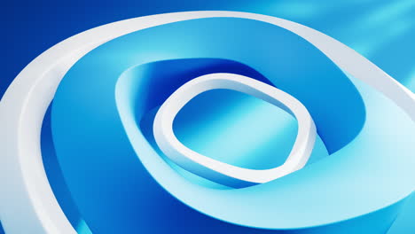 el fondo de la geometría de la curva abstracta, la representación en 3d.