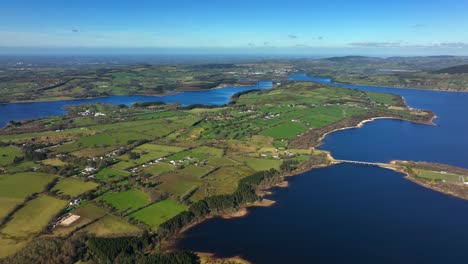 blessington lakes, wicklow, ireland, march 2022