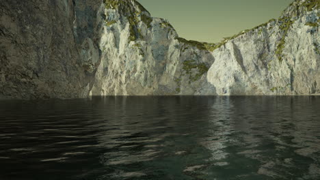 view of the atlantic ocean and the cliffs