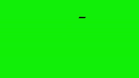 4k countdown animation movie ( 10 seconds ) | green background for chroma key use.