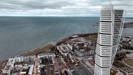 imágenes de drones de malmo, suecia