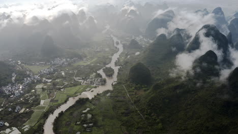 中華民國 烏龍河山谷,空中景觀