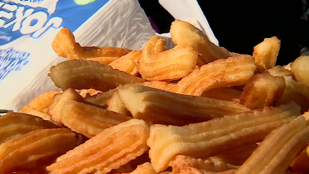 Close-up view of Churros