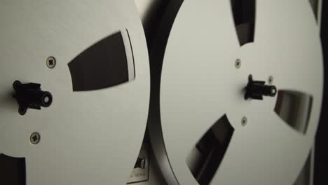 reel to reel tape panning shot 1