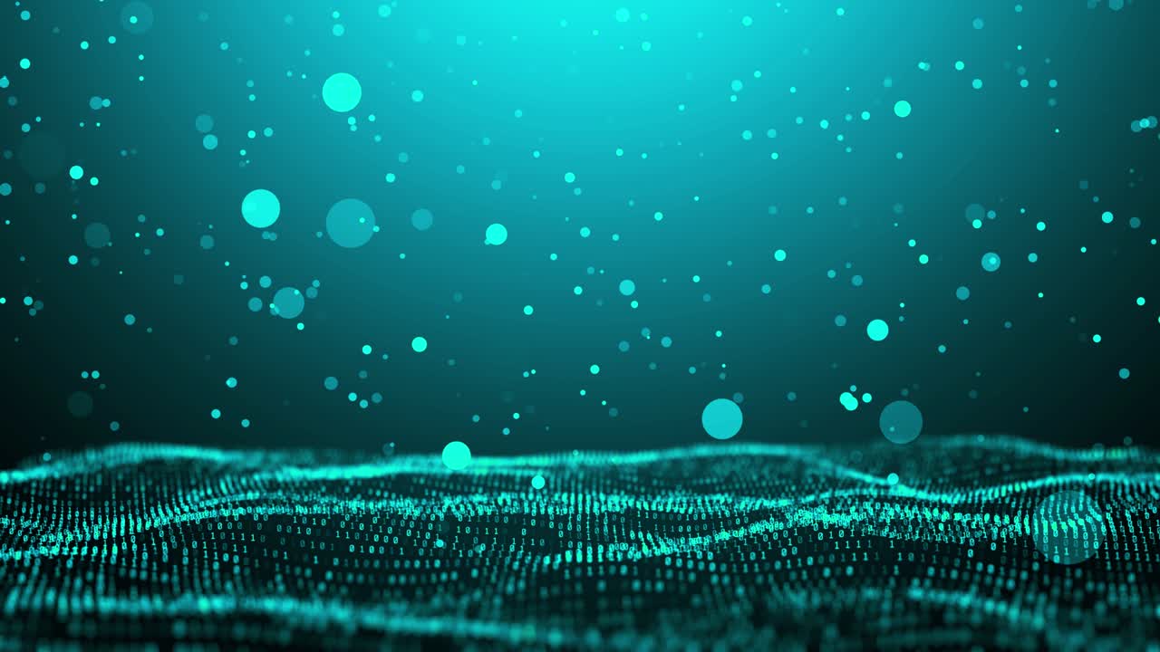 código binario tecnología de la información digital fondo bucle sin fisuras