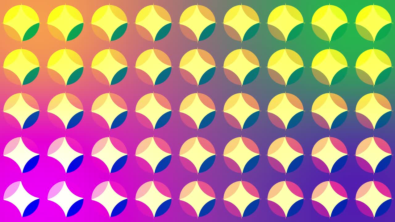 patrón de círculos geométricos abstractos y coloridos